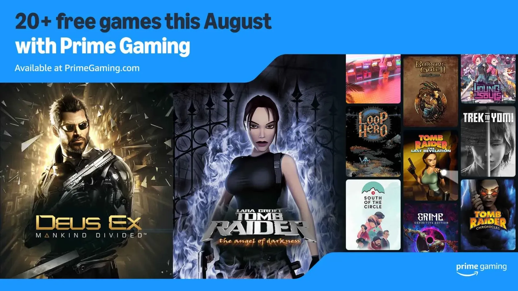 Image de l'article Amazon Prime Gaming Août 2024