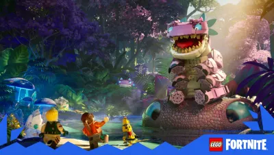 Image de l'articleAvec la nouvelle mise à jour, partez à l'aventure avec les Klombos dans Les Îles Perdues de LEGO Fortnite