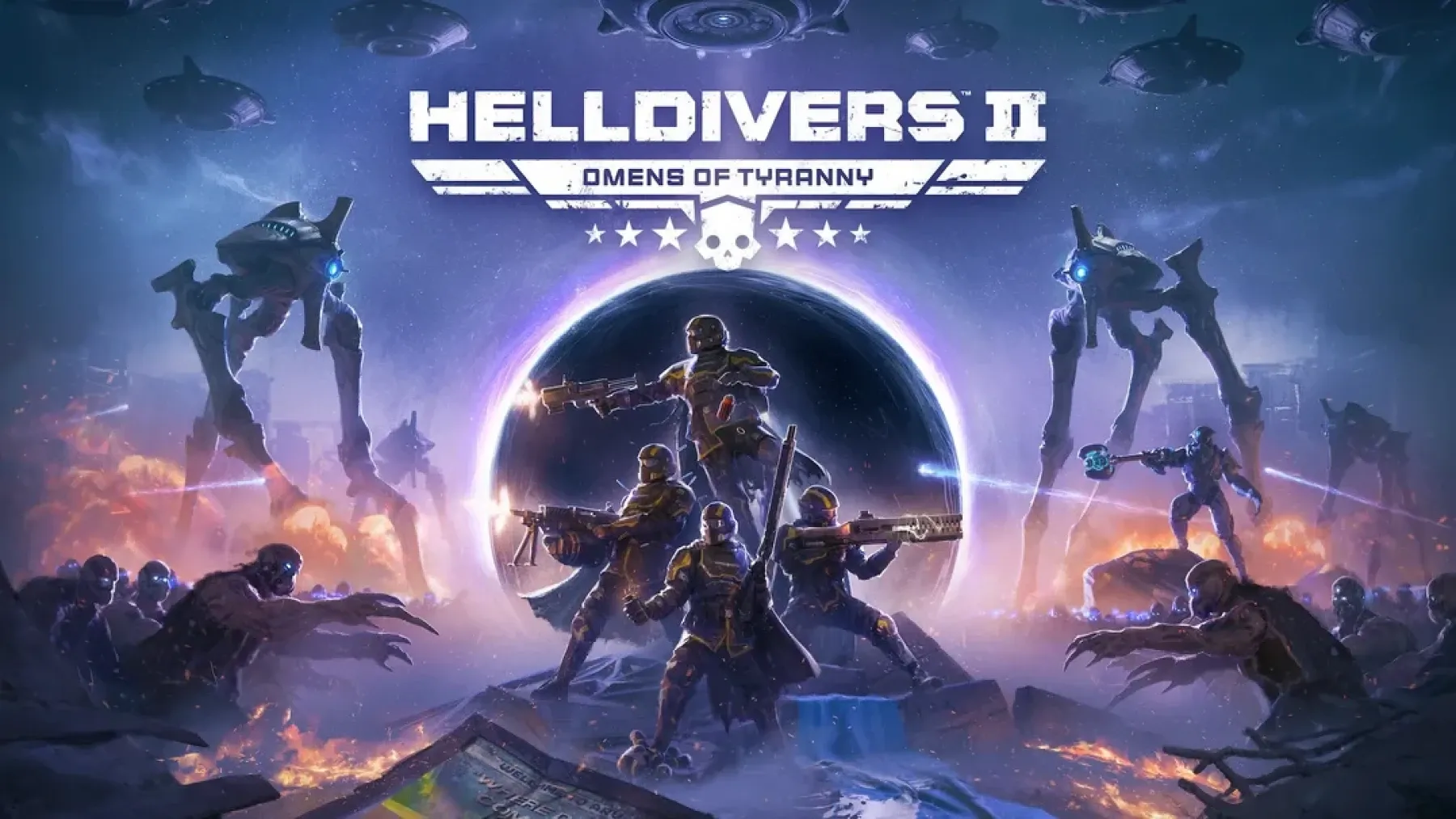 Image de l'article La nouvelle mise à jour de Helldivers 2, Présages de tyrannie, intègre le retour de la faction des illuministes