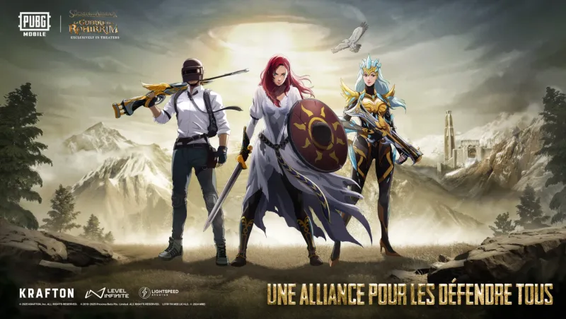 Image PUBG Mobile et Le Seigneur des Anneaux : La Guerre des Rohirrim – Une collaboration épique