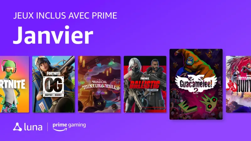 Image Les Offres Prime Gaming de Janvier 2025 : Découvrez des Jeux Exceptionnels et du Contenu Exclusif