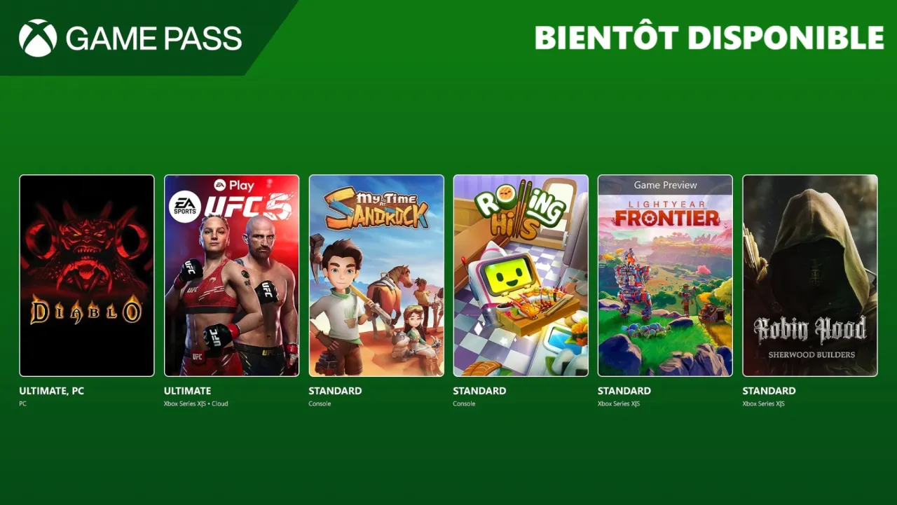 Image de l'article Les jeux du Xbox Game Pass de Janvier 2025 : Diablo, Robin Hood et bien plus encore