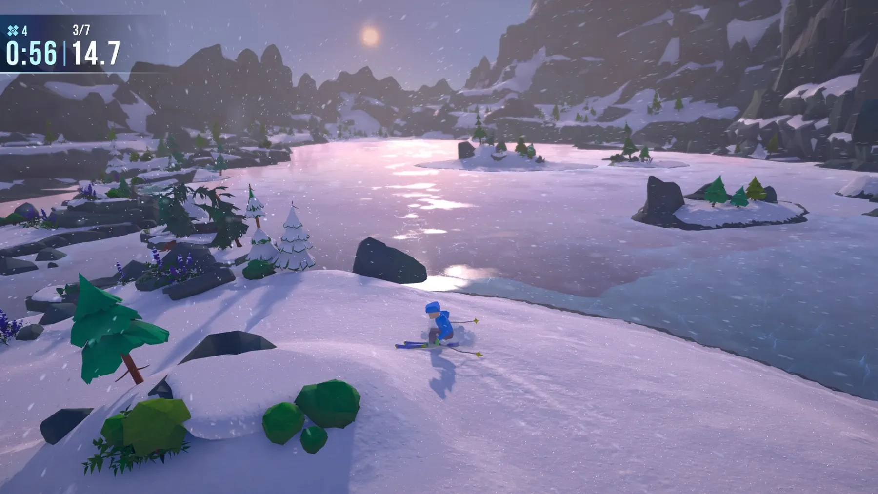 Image de l'article Lonely Mountains: Snow Riders débarque sur Steam et Xbox Series X|S