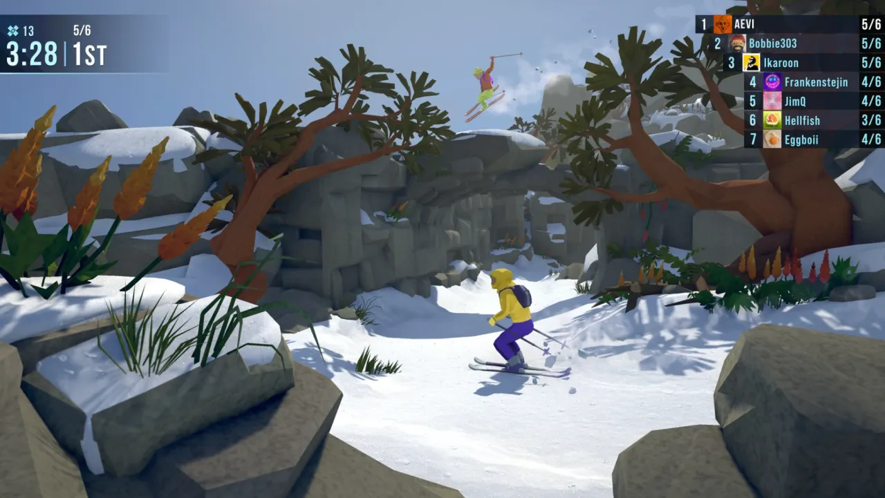 Image de l'articleLonely Mountains: Snow Riders conquiert le Steam Deck !