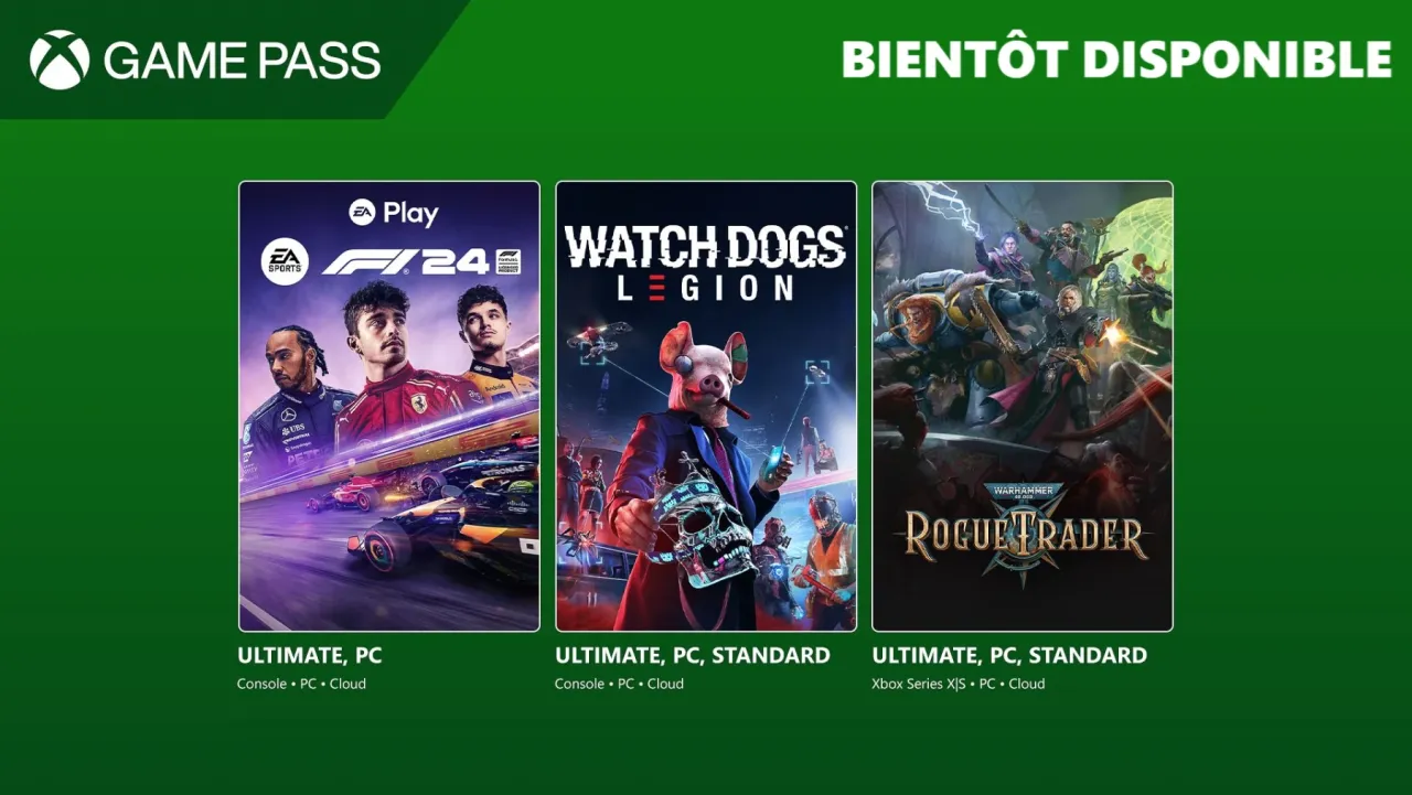 Image de l'articleProchainement dans le Xbox Game Pass : Avowed, EA Sports F1 24, Watch Dogs: Legion et bien plus encore