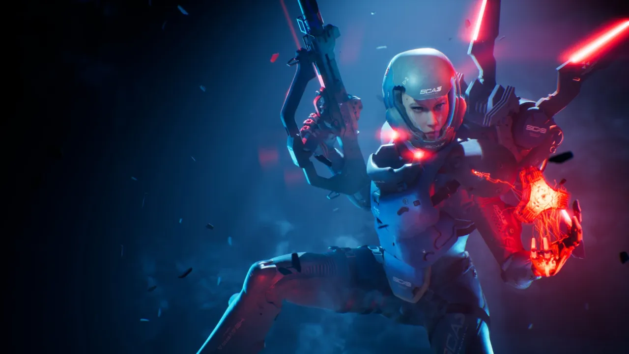 Image de l'article Metal Eden : Date de sortie, plateformes et gameplay futuriste