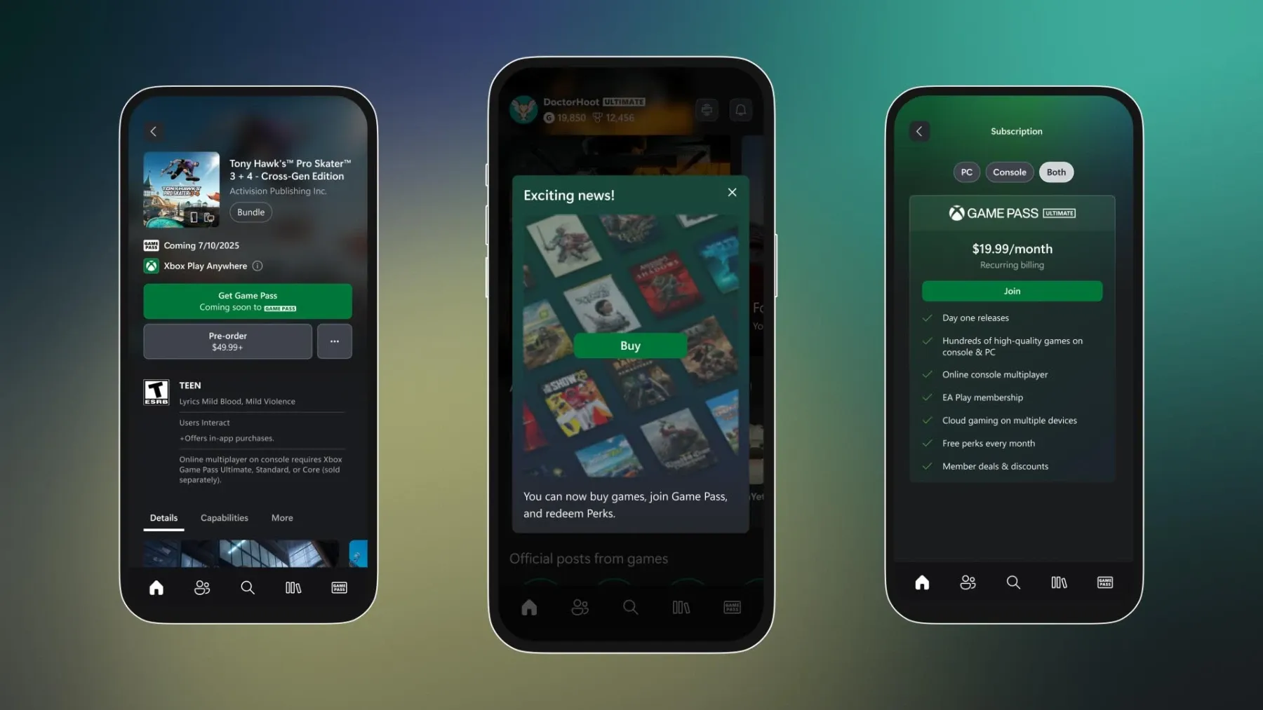 Image de l'article Mise à jour Xbox d’avril : Achetez vos jeux depuis l’appli mobile, diffusez vos propres jeux sur console, et plus encore