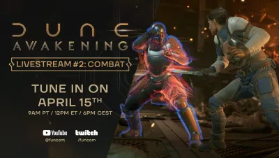 Image de l'articleCombat, guildes et plus dans le prochain stream de Dune: Awakening