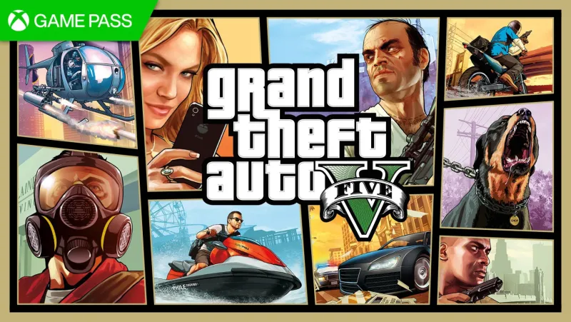 Image de l'articleGrand Theft Auto V arrive dans le Game Pass et le PC Game Pass le 15 avril