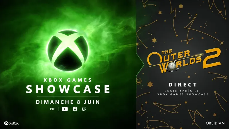Image de l'articleRendez-vous le 8 juin 2025 pour le Xbox Games Showcase et the Outer Worlds 2 direct
