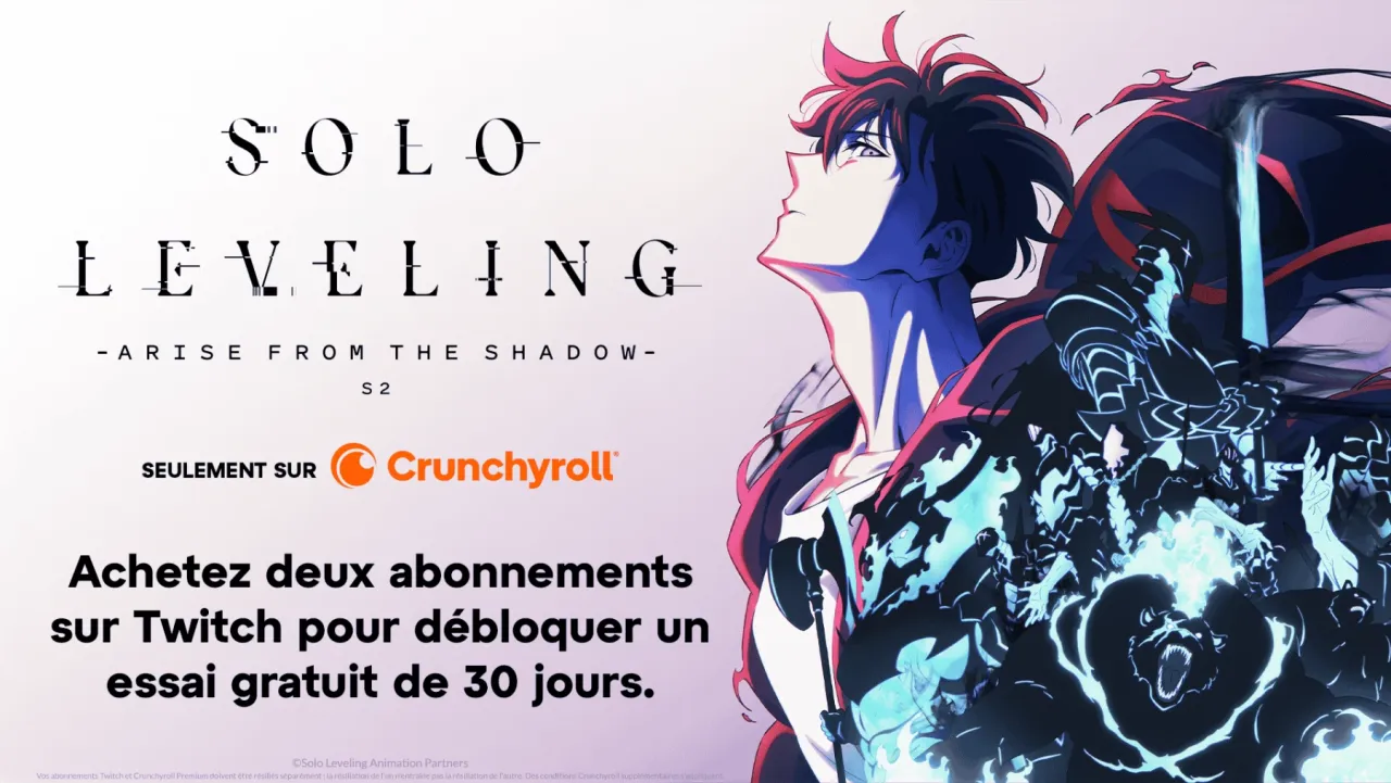 Image de l'articleTwitch offre 30 jours de Crunchyroll Mega Fan : une alliance anime immanquable