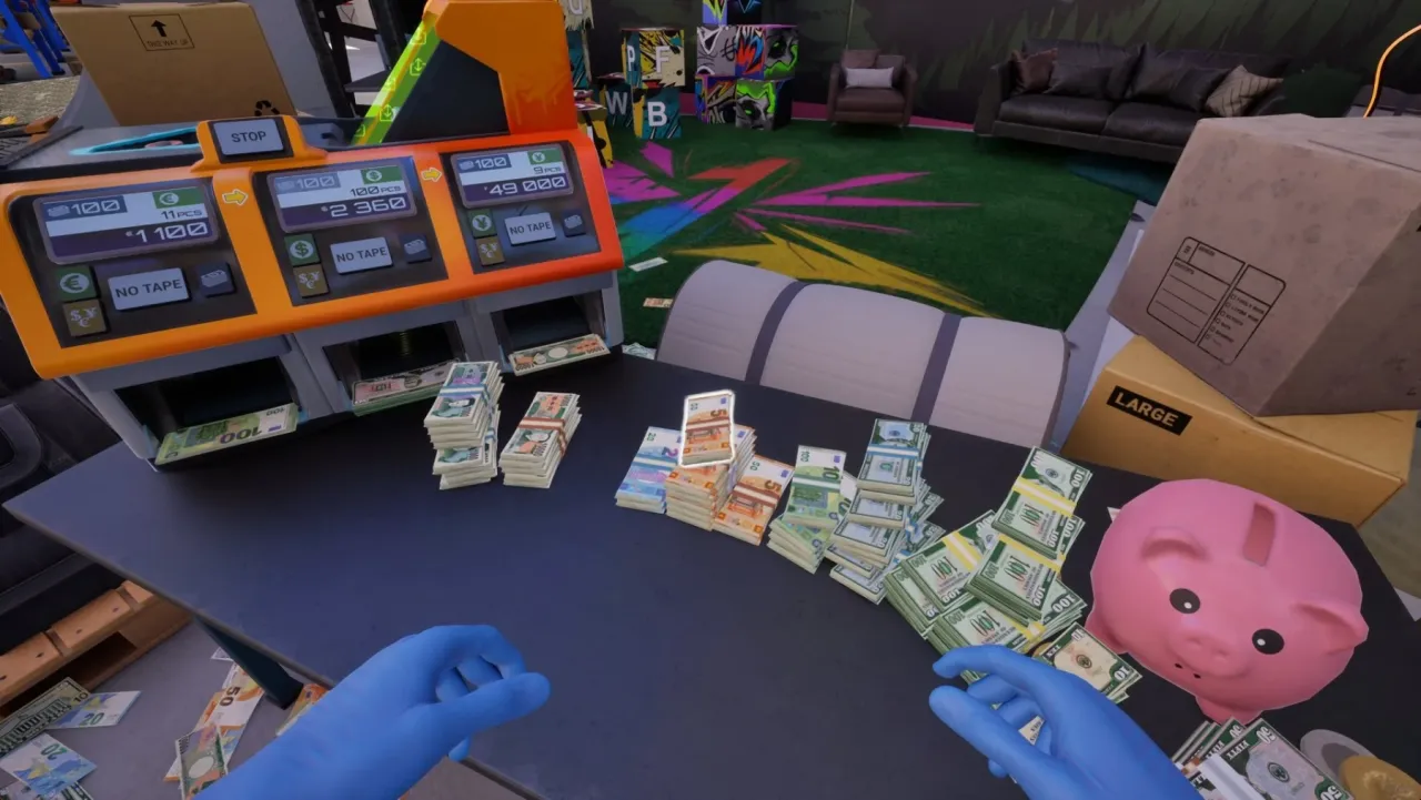 Image de l'article Cash Cleaner Simulator : Un succès propulsant le jeu en top des téléchargements Steam