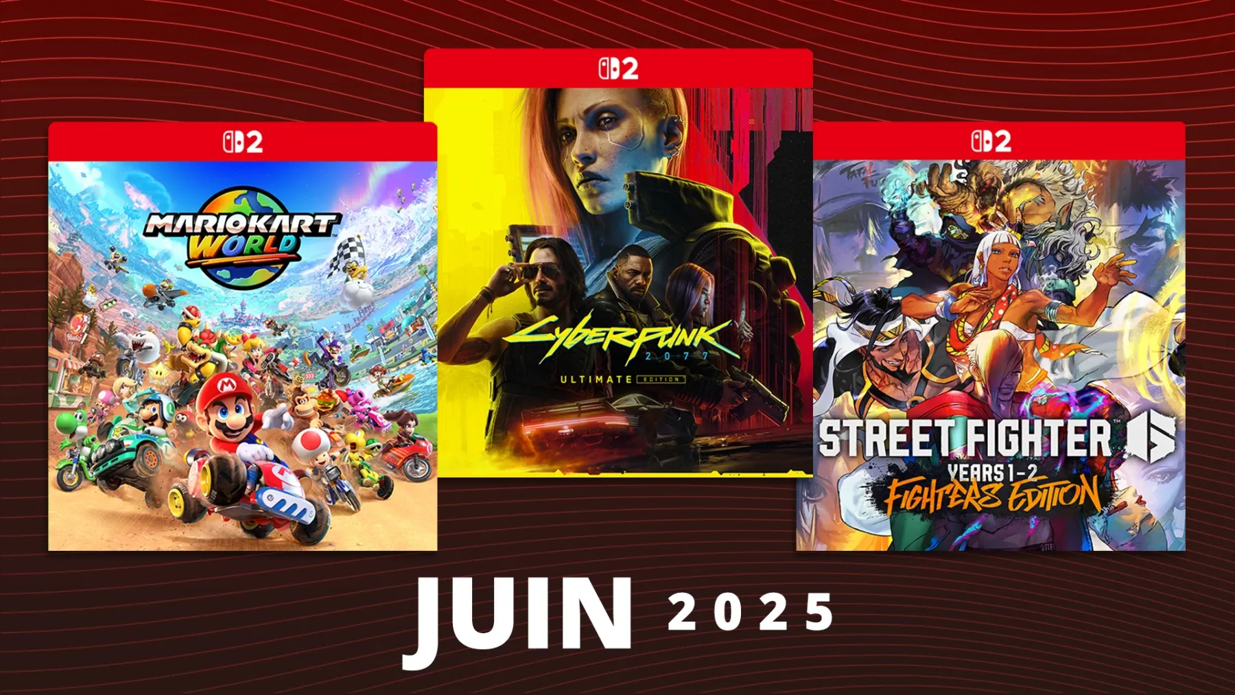 Image de l'article Jeux Nintendo Switch 2 disponibles au lancement en juin 2025 – Liste complète