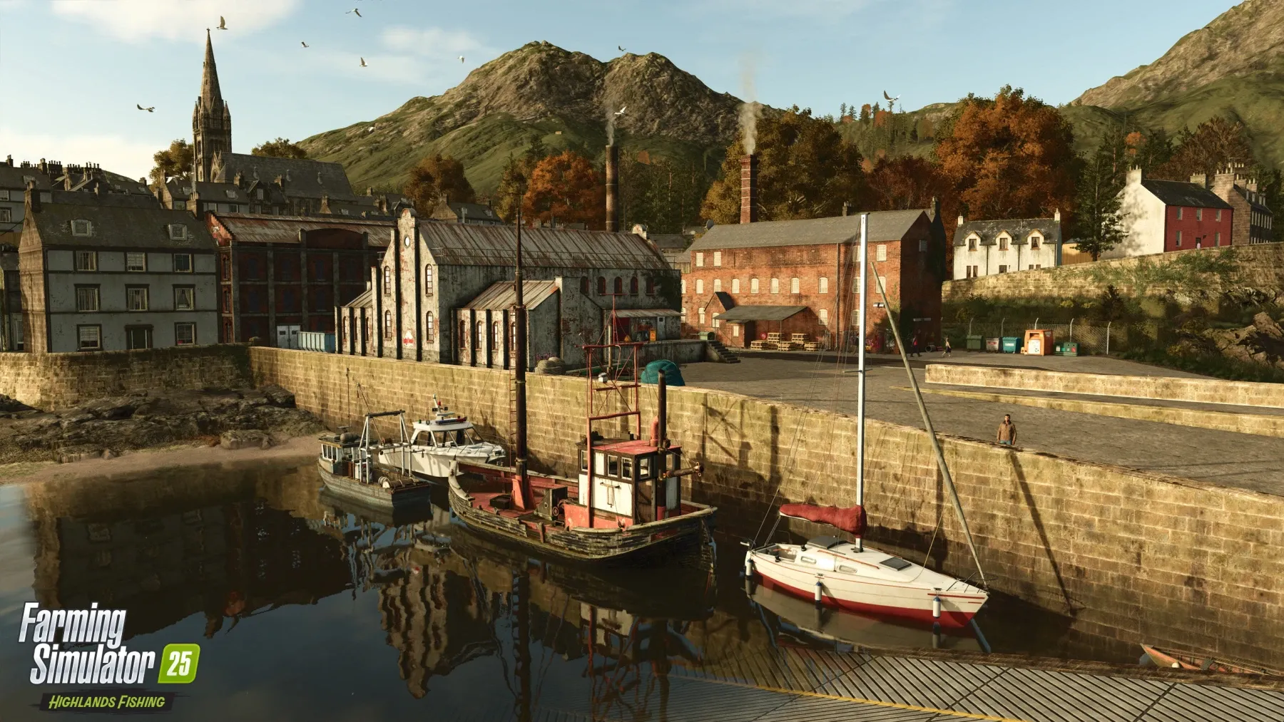Image de l'article Farming Simulator 25 : l'aquaculture et la pêche s'invitent dans Highlands Fishing