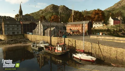 Image de l'articleFarming Simulator 25 : l'aquaculture et la pêche s'invitent dans Highlands Fishing