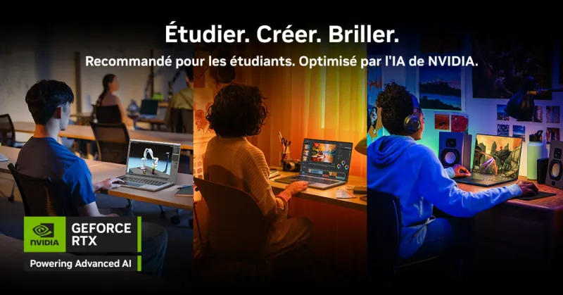 Image de l'articleRentrée 2025 : quels PC portables RTX pour allier études et gaming