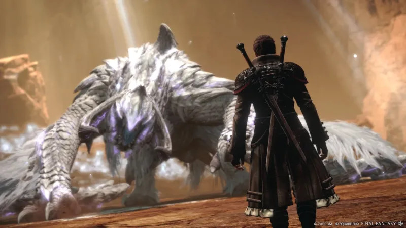 Image Monster Hunter Wilds s'offre un crossover de rêve avec Final Fantasy XIV et un monstre terrifiant