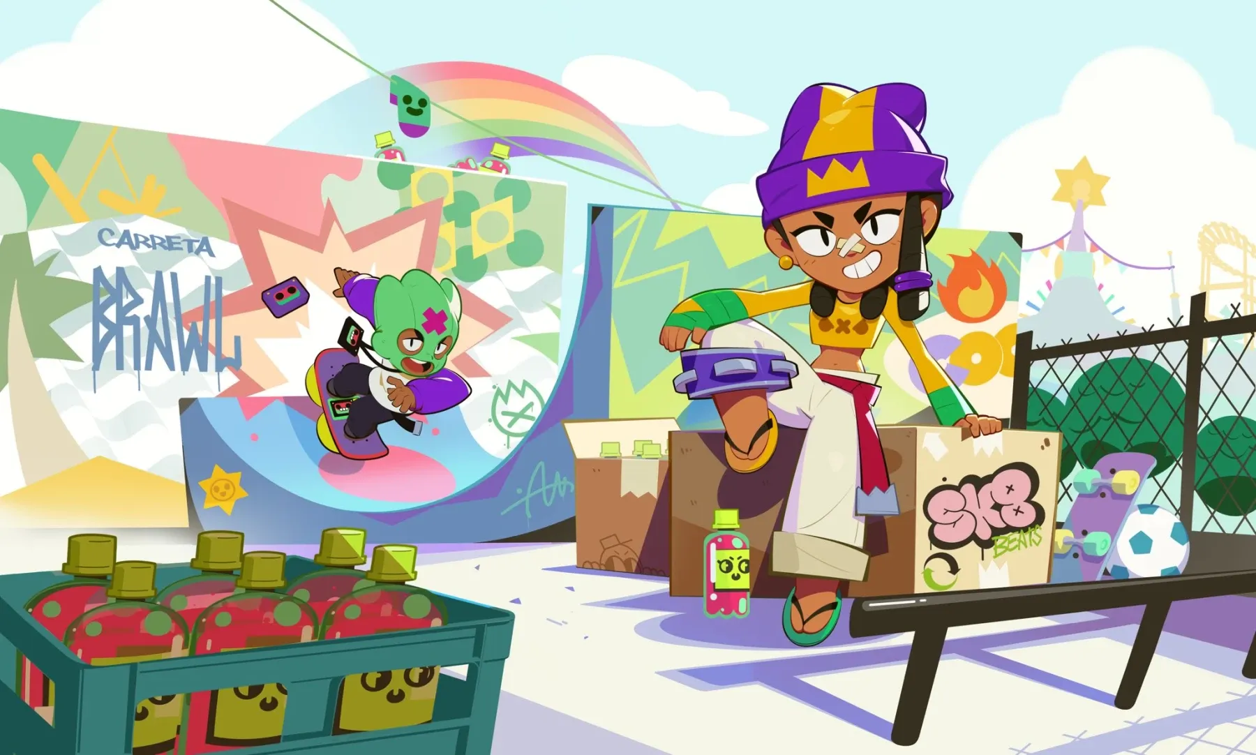 Image de l'article Brawl Stars x Subway Surfers : une mise à jour explosive entre deux géants du mobile
