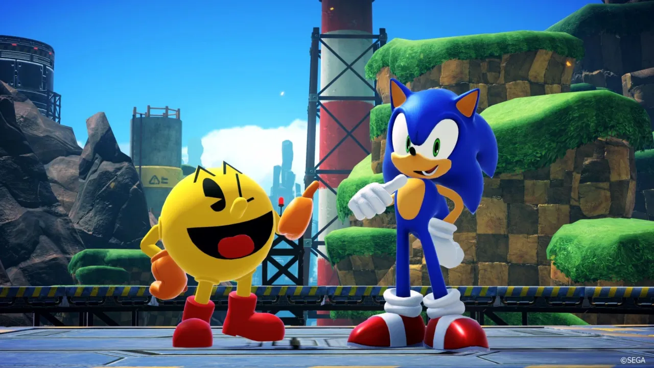 Image de l'article PAC-MAN WORLD 2 RE-PAC : Une collaboration inédite pour la sortie du jeu entre PAC-MAN et Sonic dans un remake captivant