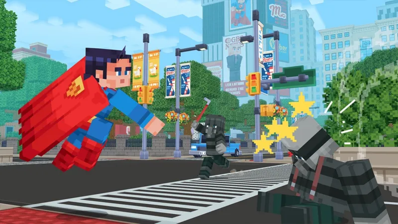 Image Les joueurs de Minecraft peuvent utiliser les pouvoirs de Superman dans le nouveau DLC