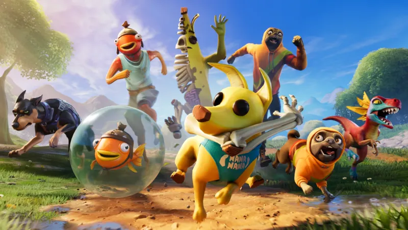 Image de l'articleFortnite lance les Mascottes : Tout savoir sur Bananou et les nouveaux familiers