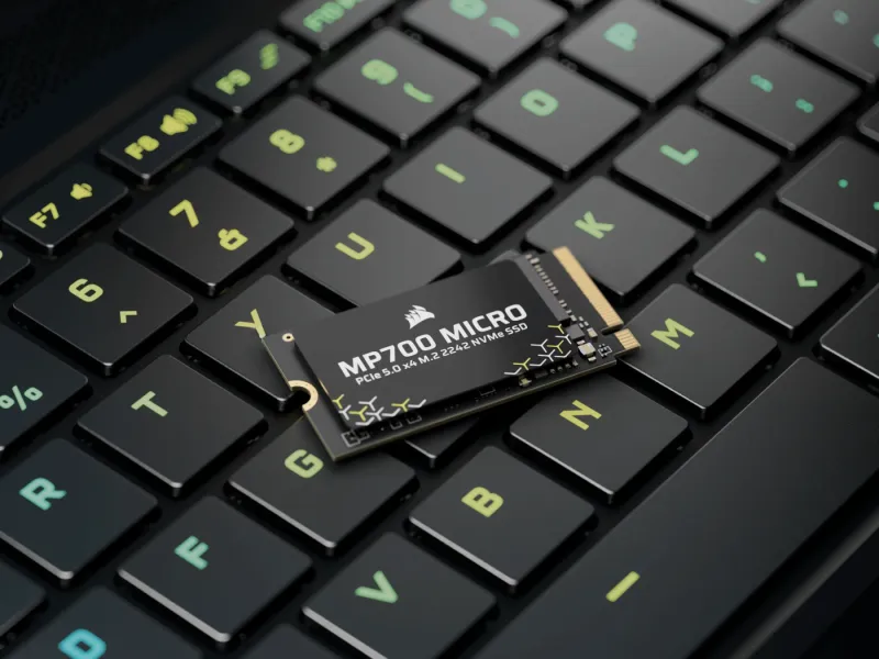 Image de l'articleCORSAIR élargit sa gamme de SSD PCIe 5.0 avec deux nouveaux modèles, dont un format ultra-compact 4 To