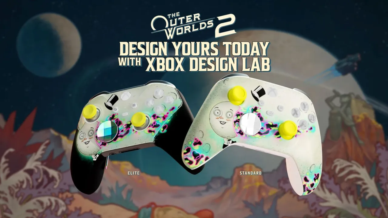 Image de l'article The Outer Worlds 2 débarque sur Xbox Design Lab avec des manettes galactiques