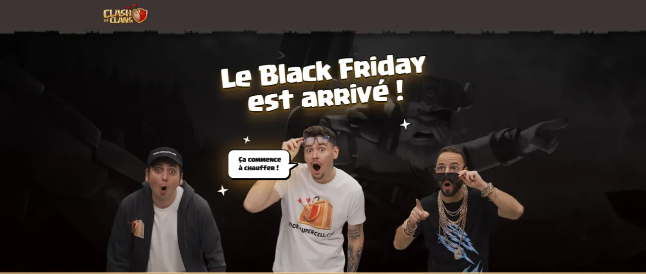 Image de l'article Clash of Clans Black Friday 2025 : Des récompenses gratuites et un pack inédit à 7,99€