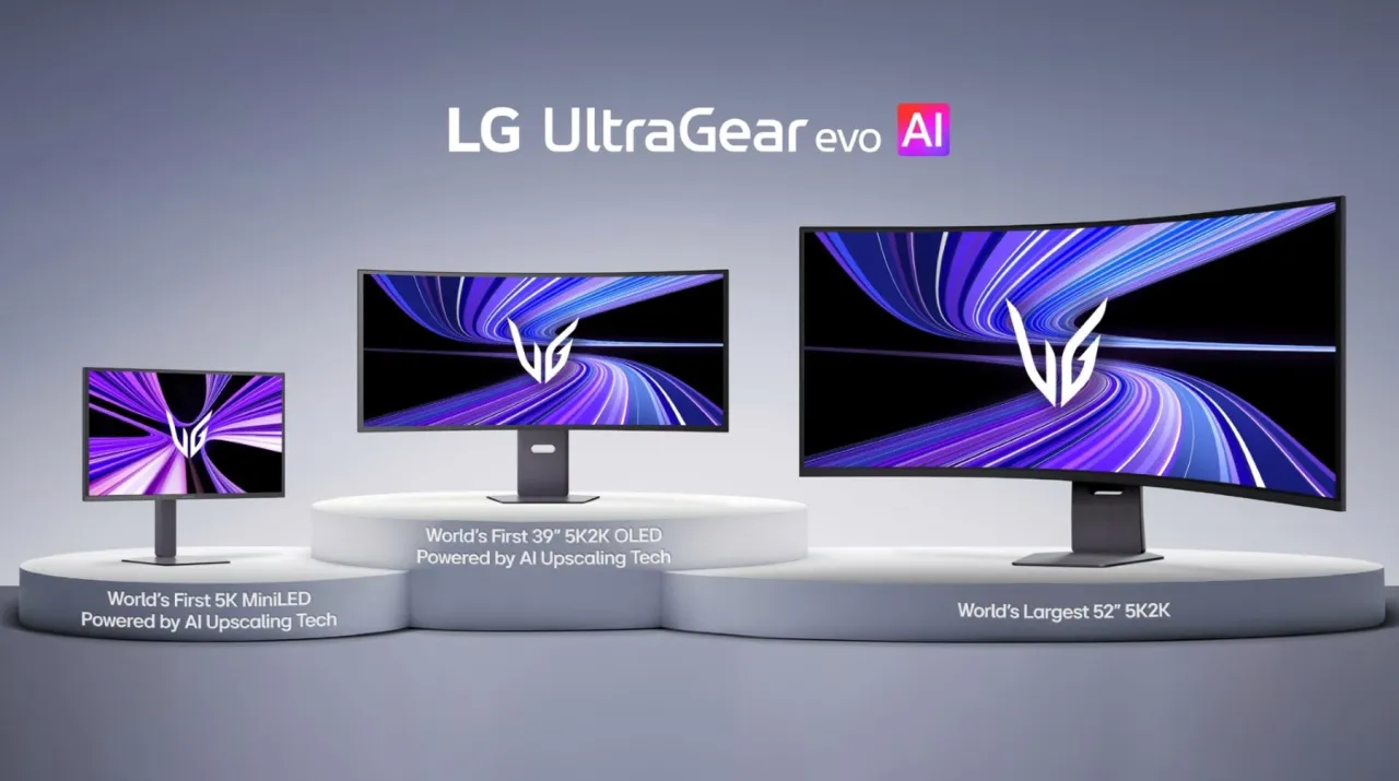 Image de l'article LG annonce une nouvelle génération d'écrans Ultrawide avec processeur IA intégré