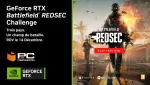 ImageNvidia annonce un tournoi européen, le GeForce RTX Battlefield REDSEC Challenge en direct sur Twitch