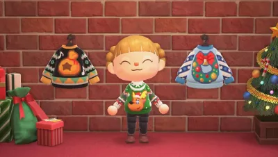 Image de l'articleAnimal Crossing New Horizons célèbre Noël avec les codes gratuits pour des pulls moches 