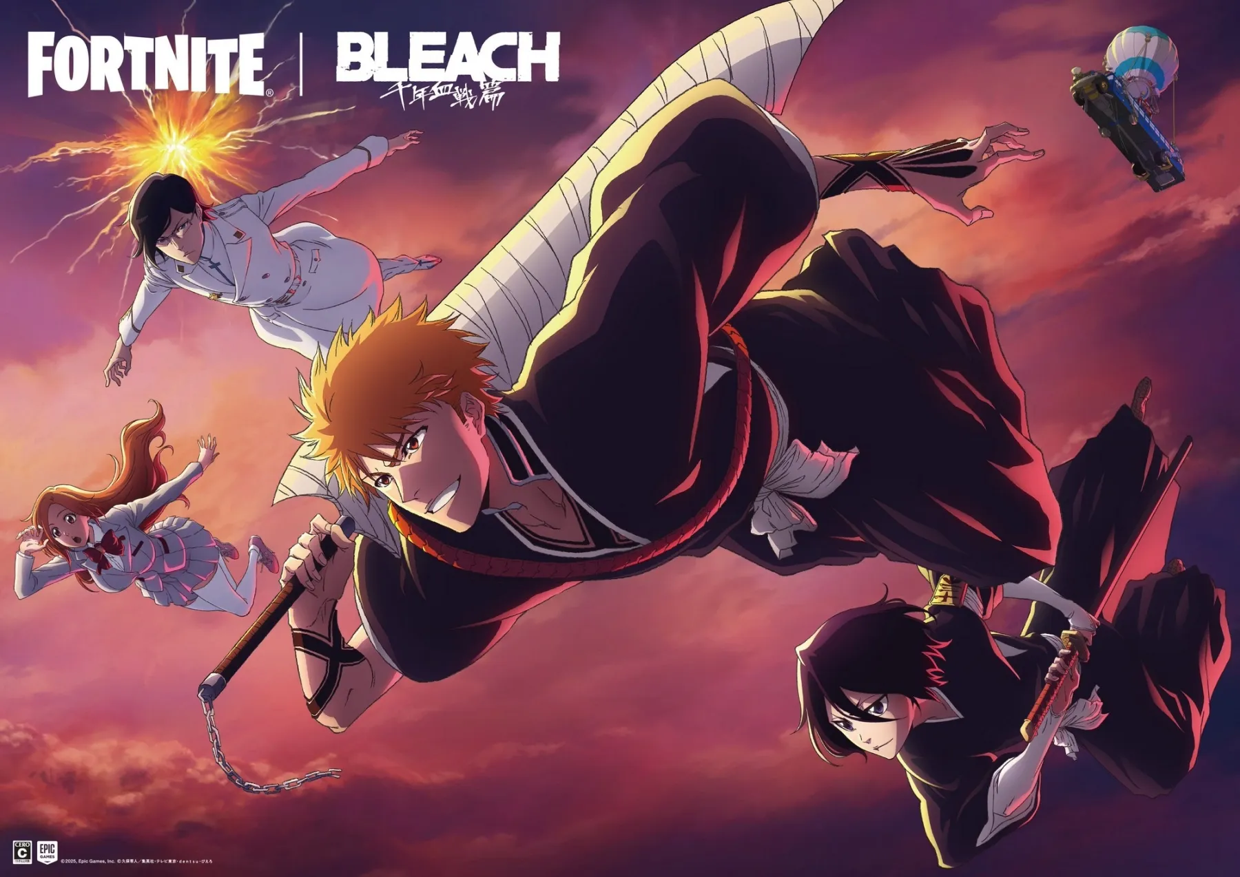 Image de l'article Bleach débarque dans Fortnite : Ichigo et le Bankai arrivent sur l'île