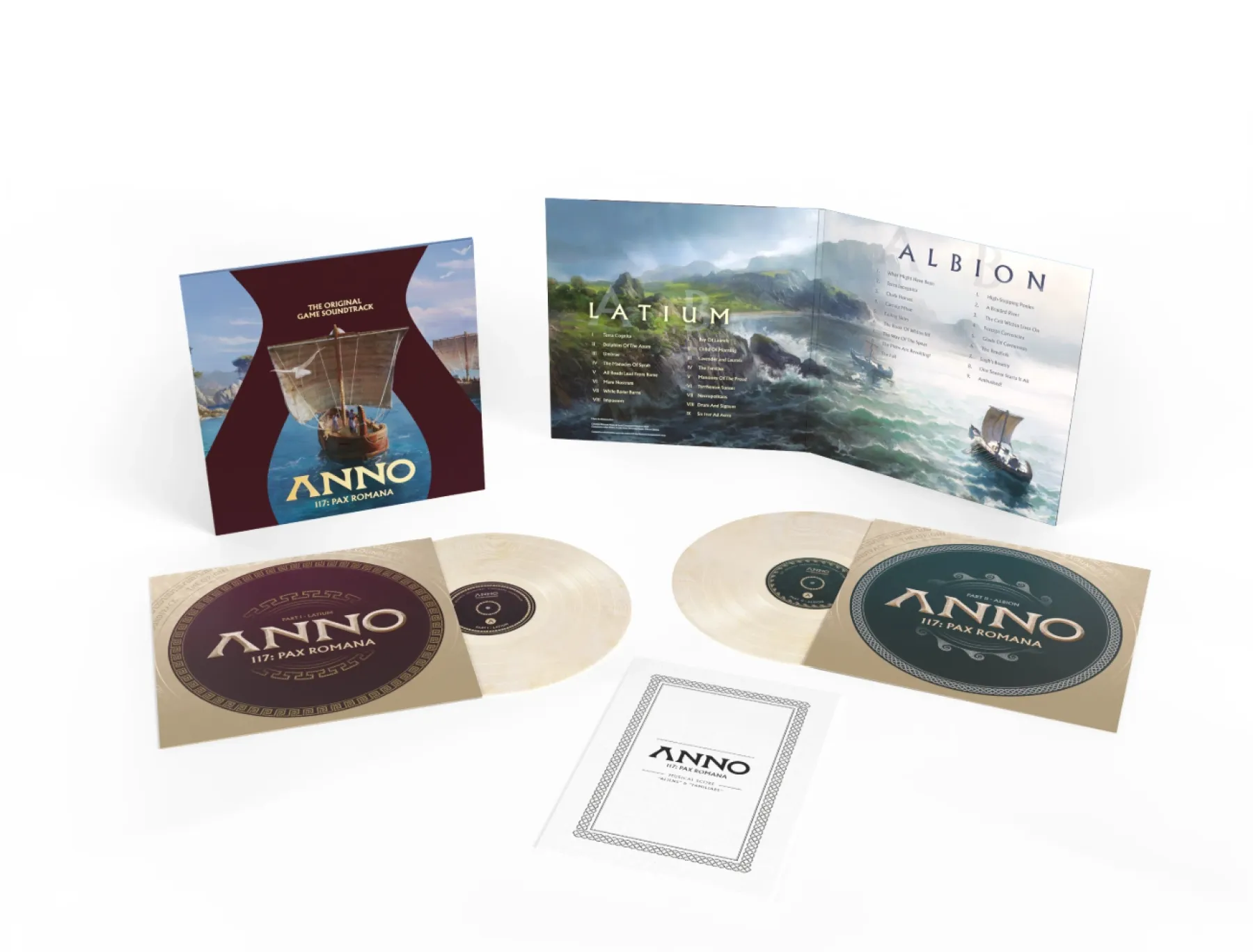 Image de l'article La bande originale d'Anno 117: Pax Romana s'offre une édition vinyle luxueuse