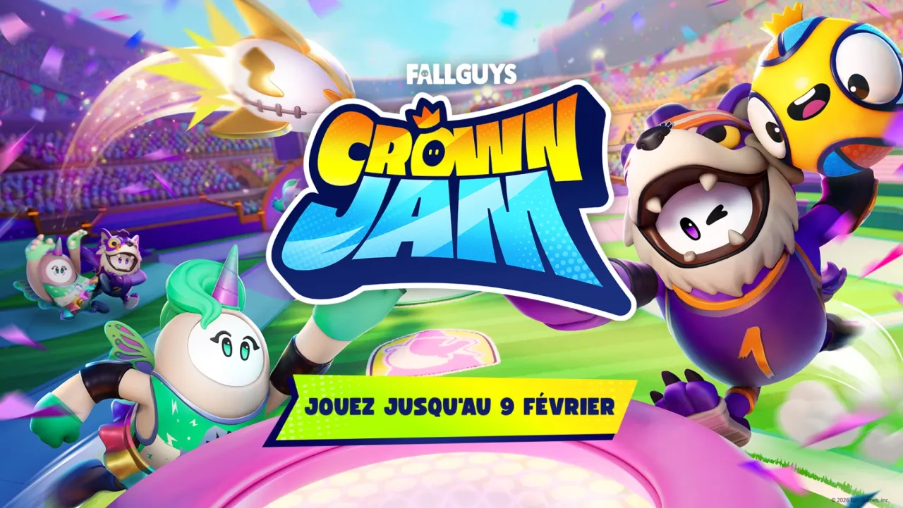 Image de l'articleFortnite x Fall Guys : Tout savoir sur le nouveau mode Crown Jam et ses récompenses