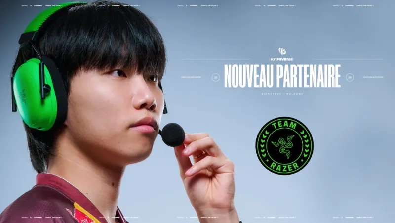 Image de l'articleKarmine Corp rejoint Team Razer : un partenariat majeur pour l’esport français