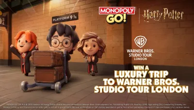 Image de l'articleMonopoly GO : Un voyage VIP à gagner pour le Warner Bros. Studio Tour London