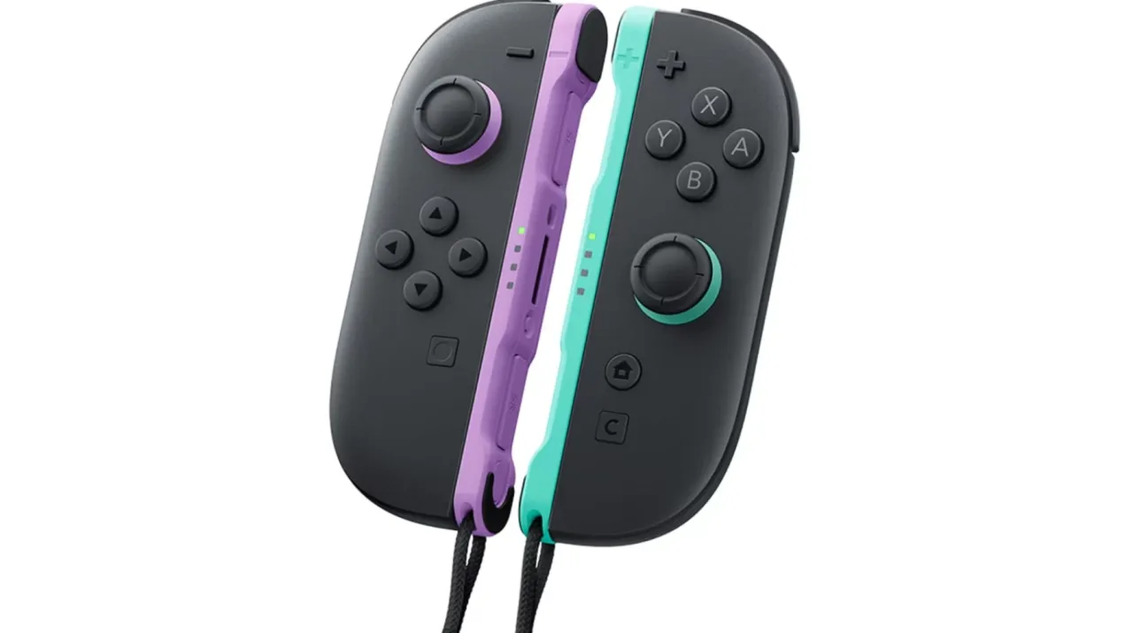 Image de l'article Switch 2 : Nintendo dévoile des Joy-Con violet et vert pour Mario Tennis Fever