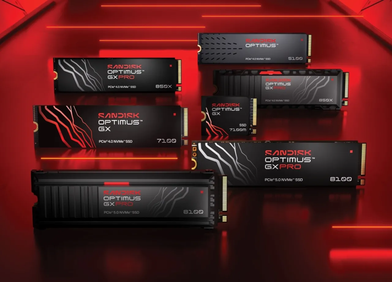 Image de l'article CES 2026 : SanDisk unifie WD Blue et WD_BLACK sous la marque Optimus
