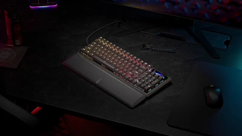 Image du test de jeu vidéo Test du Corsair Vanguard Pro 96 : le plein de technologie dans un châssis compact