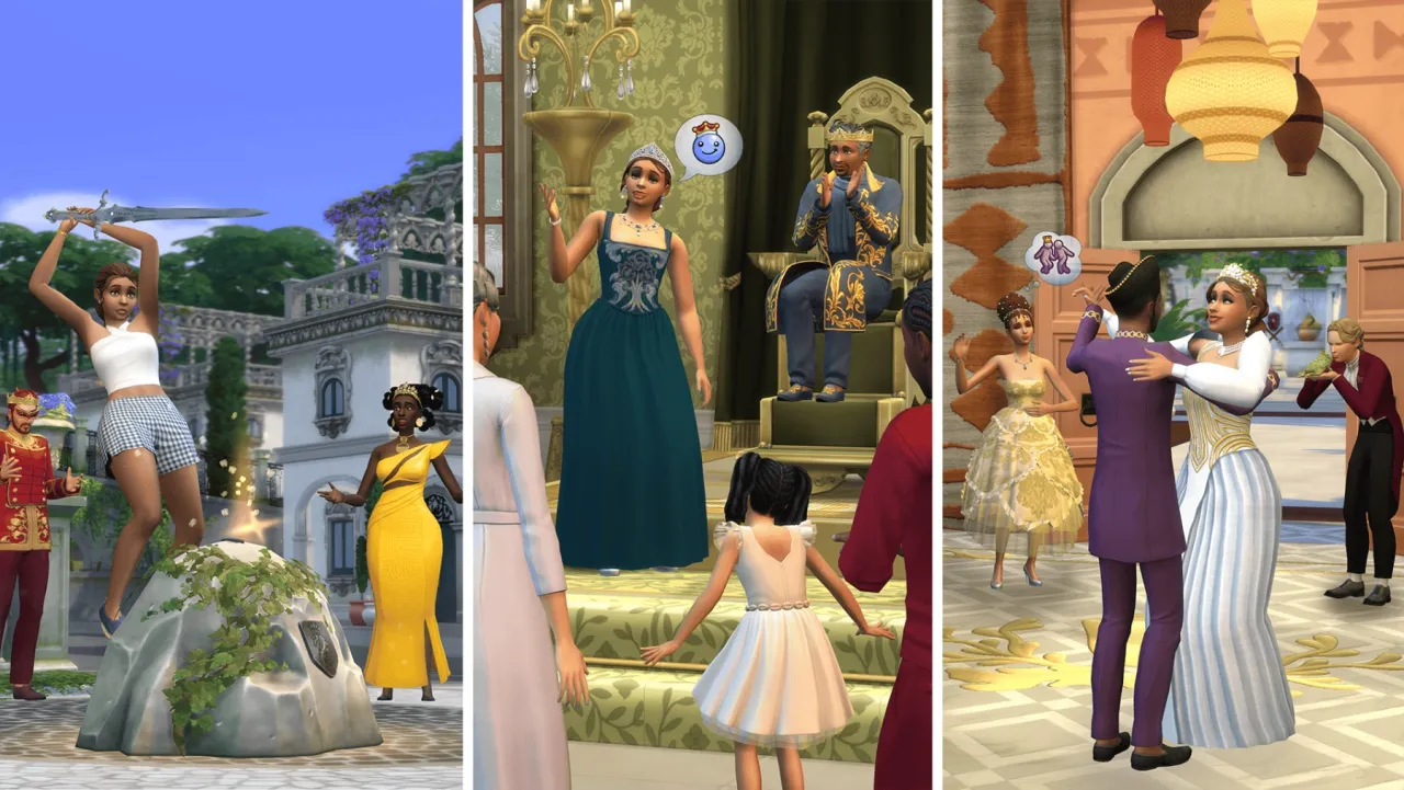 Image de l'article Les Sims 4 Héritage et royauté : la couronne est enfin disponible sur PC et consoles