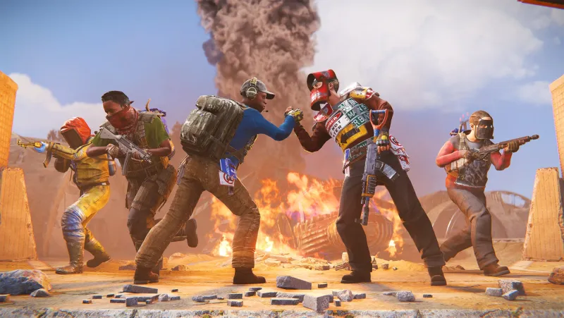 Image Roadmap Rust 2026 : Facepunch confirme les villes flottantes, le système de clans et le nexus