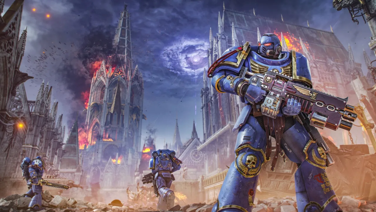 Image de l'article Space Marine 2 : Le Techmarine débarque avec la hache Omnissian Axe et la map Disruption dans la mise à jour 12.0