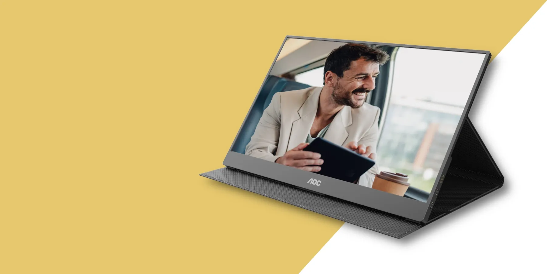 Image de l'article AOC 16T20E2 : un moniteur portable pensé pour la productivité en mobilité