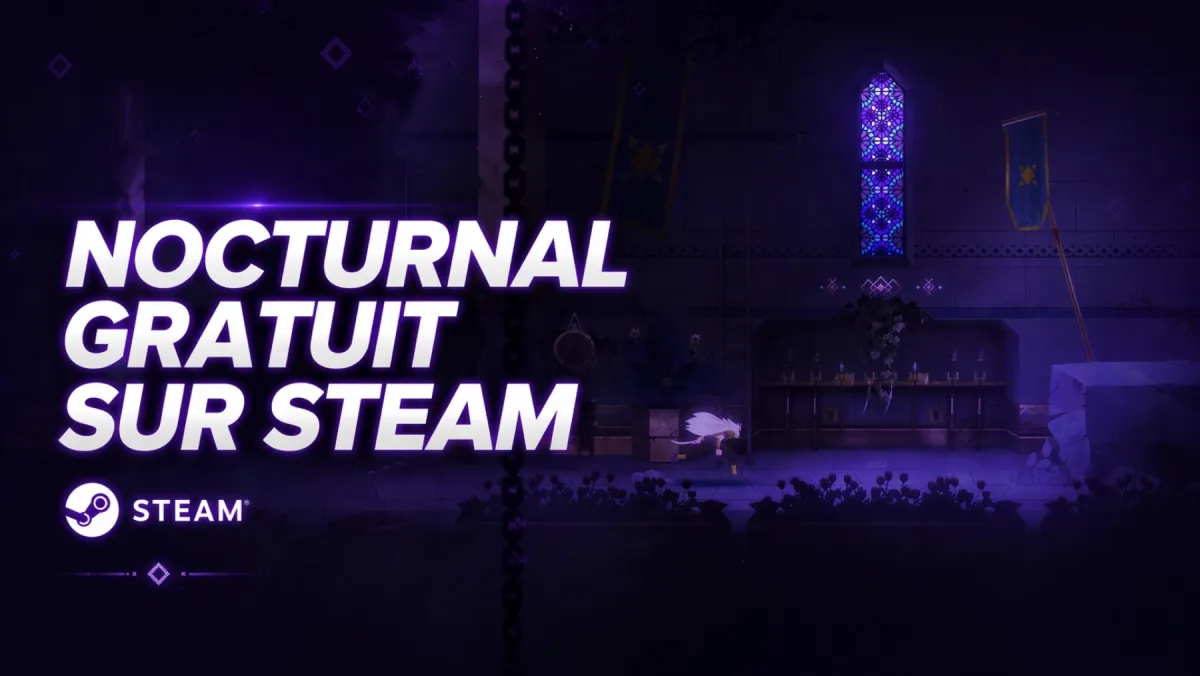 Image de l'articleNocturnal est gratuit sur Steam jusqu’au 26 avril 16h. Un jeu très positif à récupérer vite.