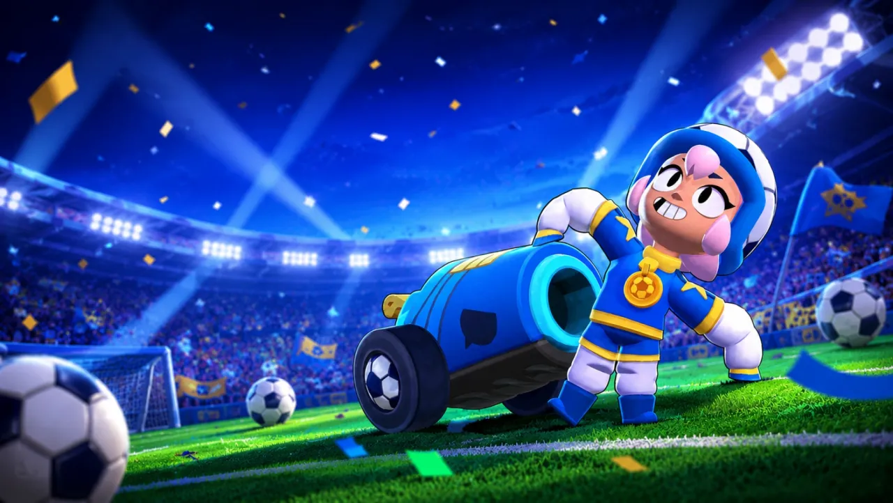 Image de l'articleBrawl Stars : INFINITY AREA offre 14 skins FootBonnie avec Supercell