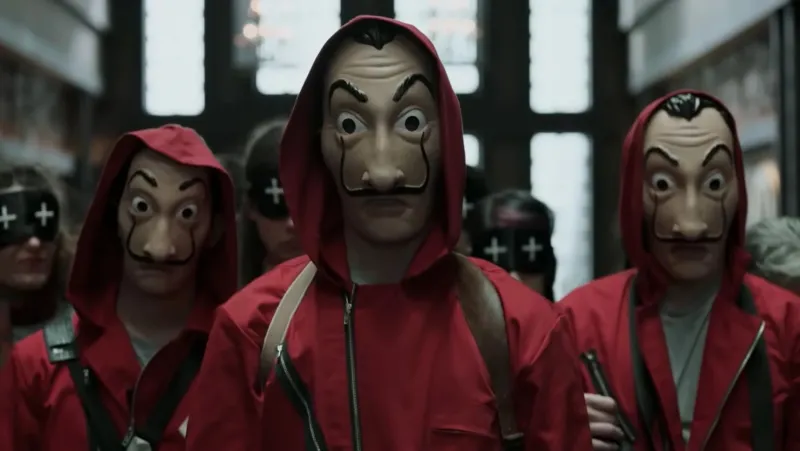Image Netflix relance La Casa de Papel avec un teaser centré sur le Professeur