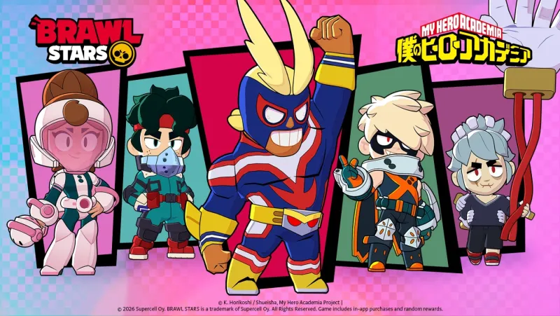 Image Brawl Stars : les skins My Hero Academia disparaissent du magasin dans 48 heures