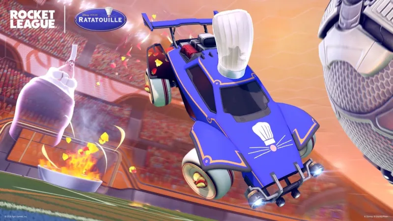 Image Rocket League lance un événement Ratatouille avec des récompenses gratuites à débloquer