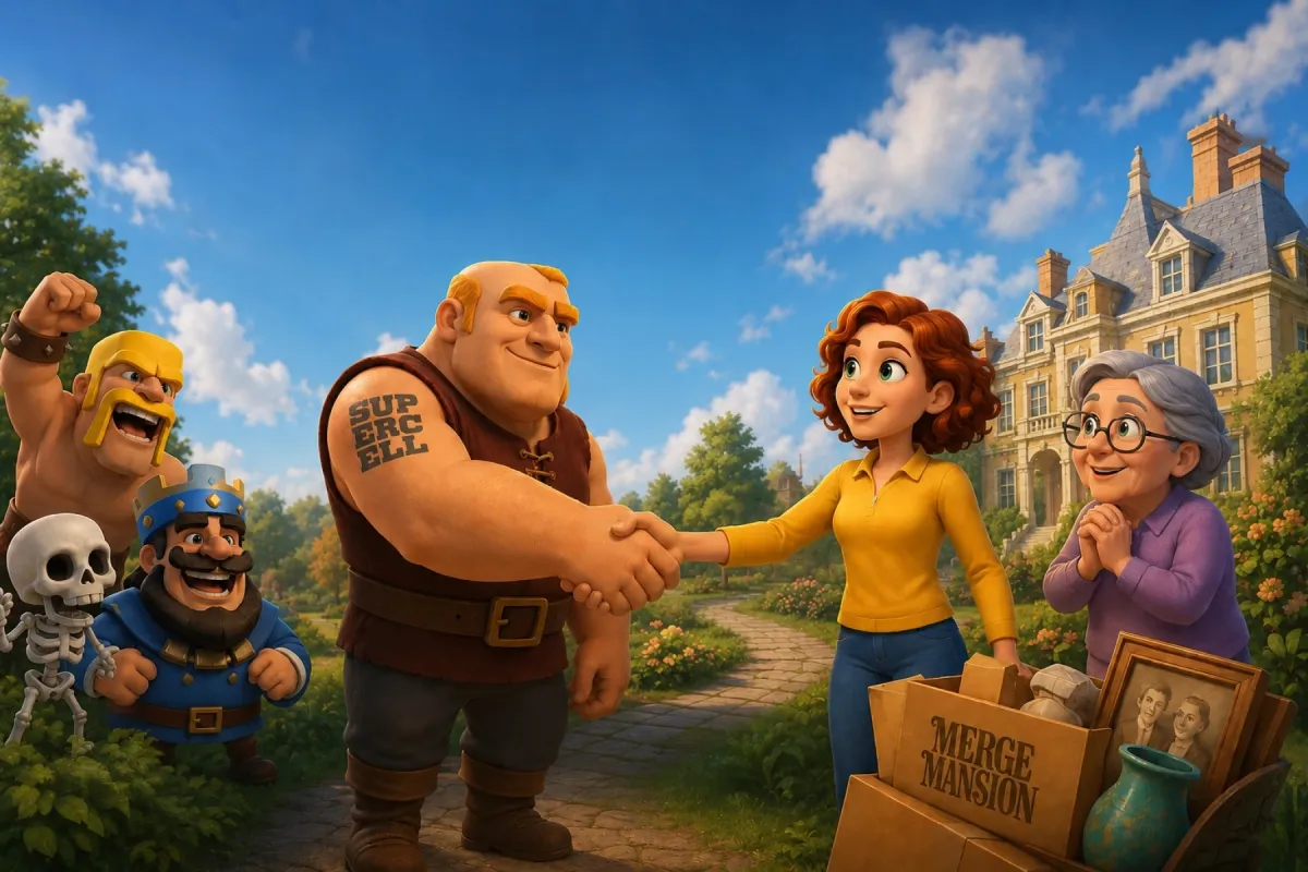 Image de l'articleSupercell mise sur Merge Mansion pour séduire encore plus de joueurs mobiles