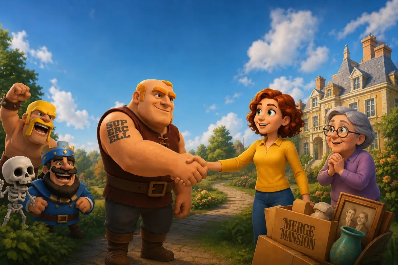 Image de l'articleSupercell mise sur Merge Mansion pour séduire encore plus de joueurs mobiles
